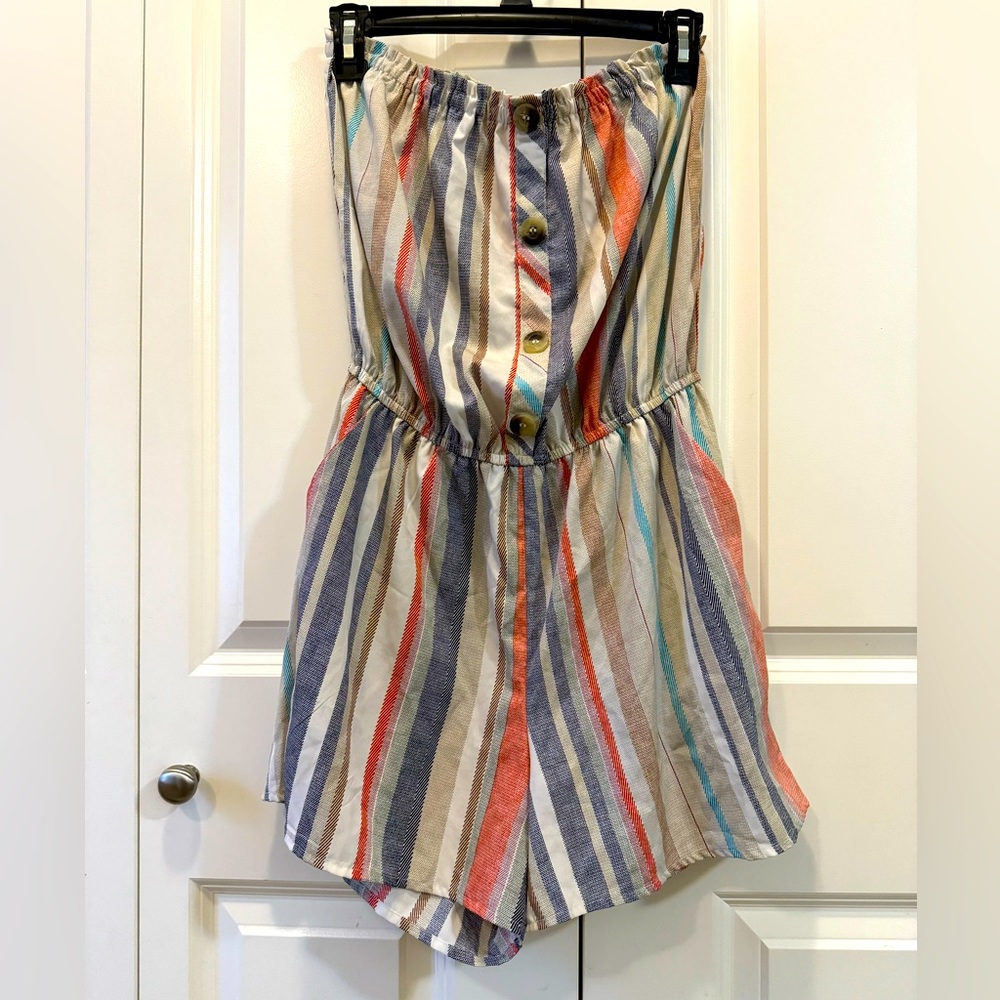 Indulge tube top romper